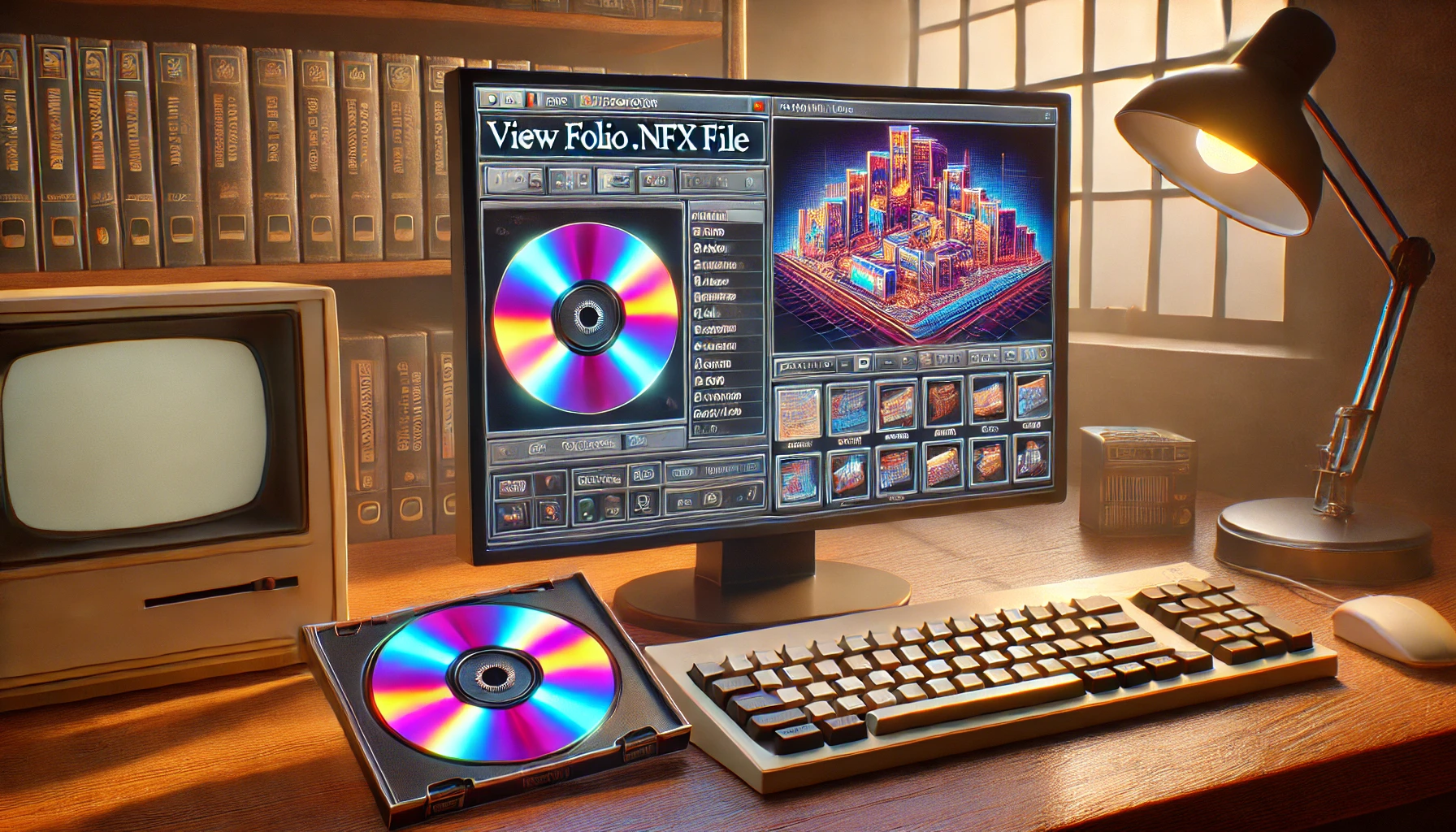 view folio .nfx file cd-rom